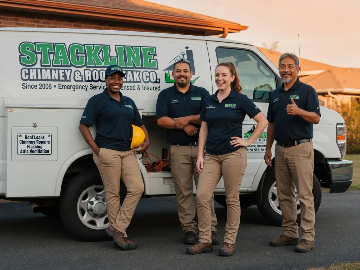 Chimney flashing repair company in Blocksburg, CA